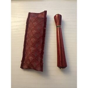 Vintage Handmade Turner Mastercraft Dymondwood Perfume Applicator, Case, 4 Refil